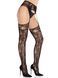 Колготки Leg Avenue Net Stockings with Attached Garter Belt One Size Black SX2752 фото 4
