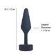 Анальна пробка Lux Active Twist Plug Small Blue (м'яте паковання!!!) SX3926-R фото 5