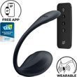 Смарт-виброяйцо Satisfyer Ribbed Petal Connect App Black, управление со смартфона, пульт ДУ SX1221 фото Купить   Satisfyer  2 689 грн
