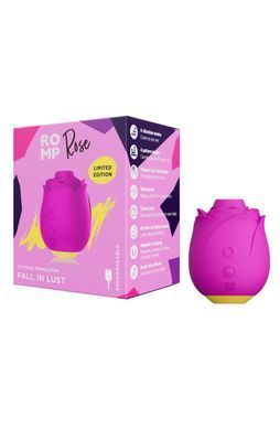 Шикарний вакуумний кліторальний стимулятор Romp Rose Pink, у вигляді троянди SO8738 фото Купити Шикарний вакуумний кліторальний стимулятор Romp Rose Pink, у вигляді троянди  Romp (Німеччина) 1 339 грн