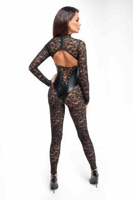 Комбинезон Noir Handmade F299 Enigma, S, кружево, длинный рукав, имитация корсета, доступ SX0231 фото Купить   Noir Handmade (Польща) 3 325 грн