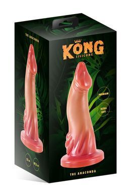 Фентезійний фалоімітатор Kong Silicone The Anaconda, довжина 23 см, діаметр 5,5 см SO9941 фото Купити Фентезійний фалоімітатор Kong Silicone The Anaconda, довжина 23 см, діаметр 5,5 см  Kong Silicone (Франція) 2 337 грн