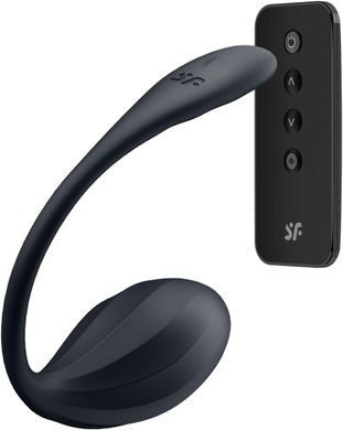 Смарт-віброяйце Satisfyer Ribbed Petal Connect App Black, керування зі смартфона, пульт ДК SX1221 фото Купити Смарт-віброяйце Satisfyer Ribbed Petal Connect App Black, керування зі смартфона, пульт ДК  Satisfyer (Німеччина) 2 540 грн