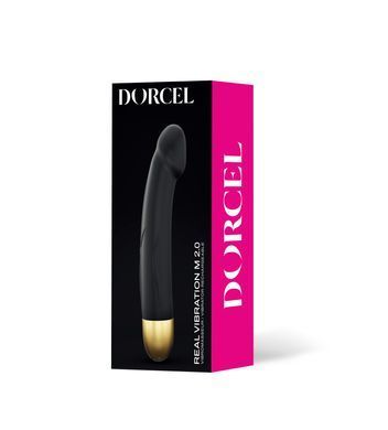 Вибратор Dorcel Real Vibration M Gold 2.0, диам 3,7см, перезаряжаемый, для точки G SO3820 фото Купить   Dorcel (Франція) 2 531 грн