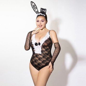 Еротичний костюм зайчика JSY P61101 Plus Size SX1846 фото Купити Еротичний костюм зайчика JSY P61101 Plus Size  JSY (Китай) 1 145 грн