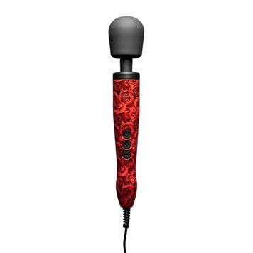 Вібромасажер DOXY Original ROSE PATTERN, дуже потужний, живлення 220В, пульсівні вібрації Doxy  &mdash; фото