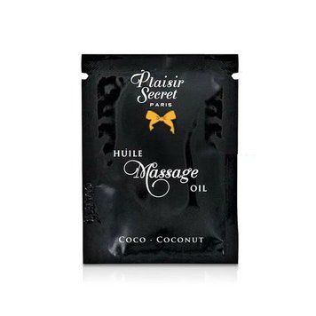 Пробник массажного масла Plaisirs Secrets Coconut (3 мл) SO1209 фото Купить   Plaisirs Secrets (Франція) 45 грн