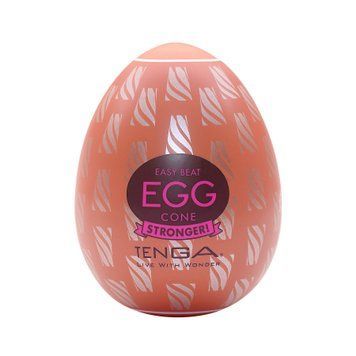 Мастурбатор-яйцо Tenga Egg Cone, плотный TPE, пробник лубриканта 5 мл SO9801 фото Купить   Tenga (Японія) 396 грн
