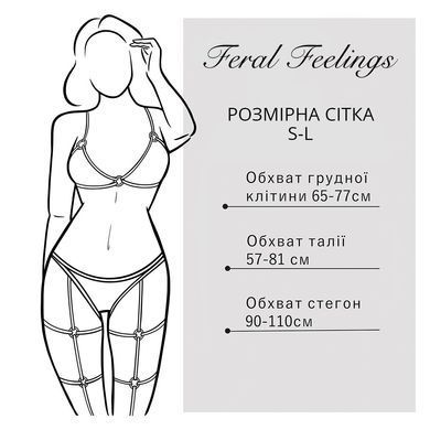Портупея на груди Feral Feelings - Harness Bra, ліф, натуральна шкіра, колір чорний SO3436 фото Купити Портупея на груди Feral Feelings - Harness Bra, ліф, натуральна шкіра, колір чорний  Feral Feelings (Україна) 784 грн