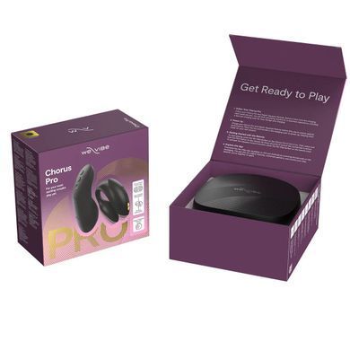 Смарт-вібратор для пар We-Vibe Chorus Pro Satin Black SX3860 фото Купити Смарт-вібратор для пар We-Vibe Chorus Pro Satin Black  We-Vibe  7 003 грн