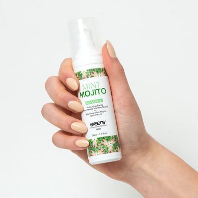 Массажное масло EXSENS Mojito 50мл разогревающее, без сахара, без парабенов, съедобное SO2361 фото Купить   Exsens (Франція) 618 грн