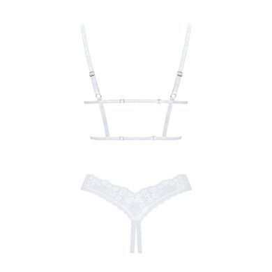 Эротический комплект Obsessive Heavenlly 2-pcs cupless set XL/2XL, открытая грудь, с доступом SO8177 фото Купить   Obsessive (Польща) 1 570 грн