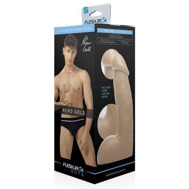 Фаллоимитатор Fleshjack Boys: Reno Gold Dildo, по слепку пениса порноактера SO9582 фото Купить   Fleshlight (США) 3 695 грн