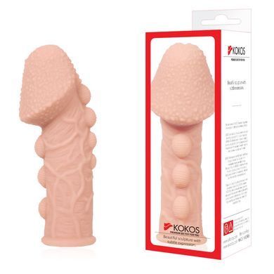 Насадка на член Kokos Extreme Sleeve ES.09 розмір M, потовщуюча, стимулюючий рельєф SO1819 фото Купити Насадка на член Kokos Extreme Sleeve ES.09 розмір M, потовщуюча, стимулюючий рельєф  Kokos (Південна Корея) 489 грн