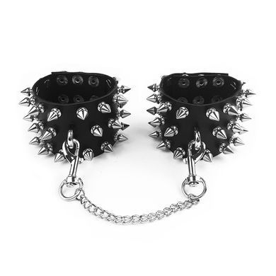 Наручники с шипами Art of Sex - Rose Spiked Leather Handcuffs, натуральная кожа SO7654 фото Купить   Art of Sex  1 895 грн
