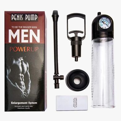 Вакуумна помпа Men Powerup зі стрілковим манометром і ручним насосом SO8704 фото Купити Вакуумна помпа Men Powerup зі стрілковим манометром і ручним насосом  Men Powerup (Китай) 766 грн