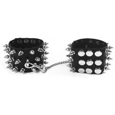 Наручники с шипами Art of Sex - Rose Spiked Leather Handcuffs, натуральная кожа SO7654 фото Купить   Art of Sex  1 895 грн