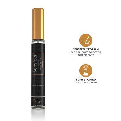 Мужские духи с феромонами Orgie &ndash; Sensfeel for Man Travel Size (10 мл), цитрусово-древесный аромат SX1538 фото Купить   Orgie (Бразилія-Португалія) 674 грн