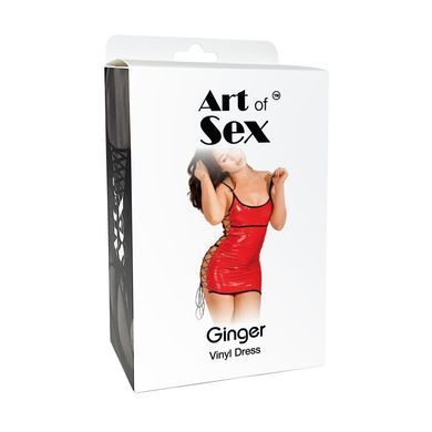 Сексуальна лакована сукня на шнурівці Art of Sex - Ginger чорна L-2XL SX2369 фото Купити Сексуальна лакована сукня на шнурівці Art of Sex - Ginger чорна L-2XL  Art of Sex  1 367 грн