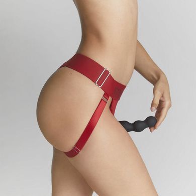 Трусики для страпона Strap-On-Me HARNAIS LINGERIE UNIQUE, One Size, красные SO9614 фото Купить   Strap-On-Me (Франція) 2 531 грн