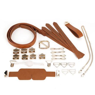 БДСМ-набор LOCKINK Bondage & Restraint Brown Set SX0822 фото Купить   LOCKINK (Китай) 12 011 грн