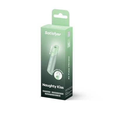 Вакуумный стимулятор Satisfyer Naughty Kiss, магнитная технология 3D Air Pulse, 30 режимов работы SX2162 фото Купить   Satisfyer (Німеччина) 1 588 грн