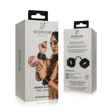 Наручники Bedroom Fantasies: Faux Leather Handcuffs One Size, чорні SO8803 фото Купити Наручники Bedroom Fantasies: Faux Leather Handcuffs One Size, чорні  Bedroom Fantasies  784 грн