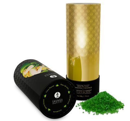 Сіль для ванни Shunga Oriental Crystals Bath Salts ORGANIC &ndash; Lotus Flower (500 г) сіль Мертвого моря SO5964 фото Купити Сіль для ванни Shunga Oriental Crystals Bath Salts ORGANIC &ndash; Lotus Flower (500 г) сіль Мертвого моря  Shunga (Канада) 1 265 грн
