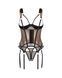 Корсет Obsessive Soranna cupless corset & crotchless thong 2XL/3XL SX3623 фото 5