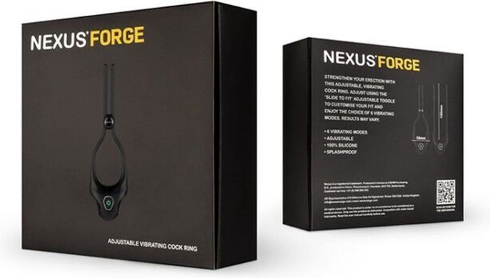 Эрекционное виброкольцо-лассо Nexus FORGE Vibrating, 6 режимов SO8695 фото Купить   Nexus (Великобританія) 2 281 грн