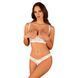 Эротический комплект Obsessive Heavenlly 2-pcs cupless set XL/2XL, открытая грудь, с доступом SO8177 фото 1