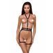 Портупея-стрепы с двойным ремнем Passion Exclusive DENIRA L/XL, black PS27001 фото 1