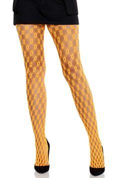 Колготки Leg Avenue Eyelet Net Tights Neon Orange One Size SX2754 фото Купить   Leg Avenue (США) 461 грн
