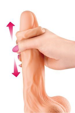 Фаллоимитатор с подвижной крайней плотью Real Body &mdash; Real Brad, диаметр 4 см, TPE SO1889 фото Купить   Real Body (Франція) 2 485 грн