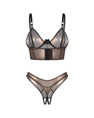 Комплект Obsessive Soranna top & crotchless thong S/M SX3624 фото Купити Комплект Obsessive Soranna top & crotchless thong S/M  Obsessive (Польща) 1 899 грн
