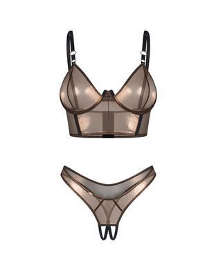 Комплект Obsessive Soranna top & crotchless thong S/M SX3624 фото Купити Комплект Obsessive Soranna top & crotchless thong S/M  Obsessive (Польща) 1 899 грн
