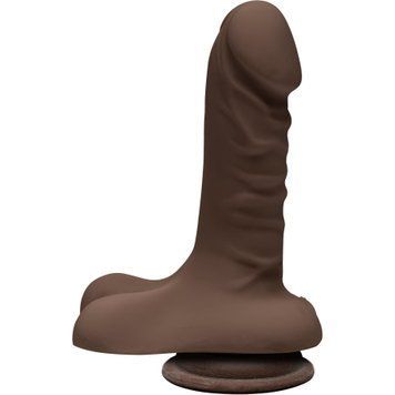Фаллоимитатор Doc Johnson The D - Super D - 6 Inch With Balls - ULTRASKYN - Chocolate, диаметр 3,8см SO3497 фото Купить   Doc Johnson (США) 2 170 грн