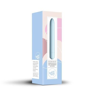 Мини-вибратор SugarBoo Sugar Blue, 10 уровней интенсивности SO6628 фото Купить   SugarBoo (Великобританія) 914 грн