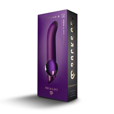Вібратор для точки G Rocks Off Chaiamo G Purple, 10 режимів SX1202 фото Купити Вібратор для точки G Rocks Off Chaiamo G Black, 10 режимів  Rocks Off (Великобританія) 1 838 грн