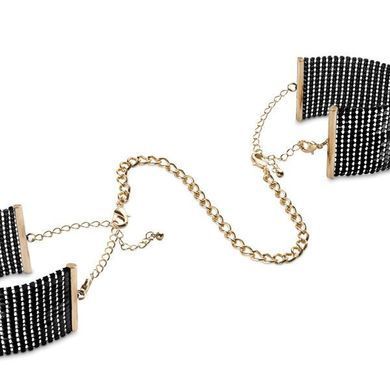 Наручники Bijoux Indiscrets Desir Metallique Handcuffs - Black, металлические, стильные браслеты SO2663 фото Купить   Bijoux Indiscrets  905 грн