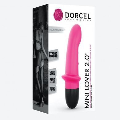 Вібратор Dorcel Mini Lover Magenta 2.0 перезаряджуваний, для точки G і масажу простати SO3821 фото Купити Вібратор Dorcel Mini Lover Magenta 2.0 перезаряджуваний, для точки G і масажу простати  Dorcel  2 107 грн