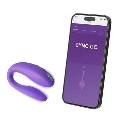 Смарт-вібратор для пар We-Vibe Sync GO Light Purple, тревел-кейс SX0527 фото Купити Смарт-вібратор для пар We-Vibe Sync GO Light Purple, тревел-кейс  We-Vibe (Канада) 4 527 грн