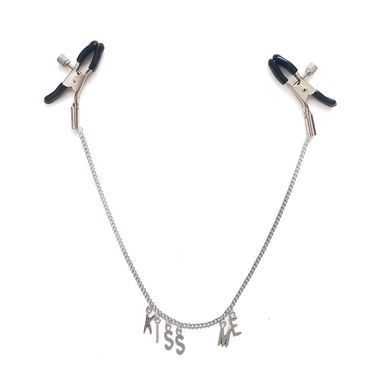 Зажимы для сосков на цепочке Art of Sex - Nipple Сlamps Kiss Me SO5863 фото Купить   Art of Sex  452 грн