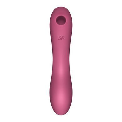 Вакуумный стимулятор с вибрацией Satisfyer Curvy Trinity 3 Red SO6117 фото Купить   Satisfyer (Німеччина) 1 939 грн