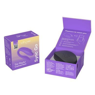 Смарт-вібратор для пар We-Vibe Sync GO Light Purple, тревел-кейс SX0527 фото Купити Смарт-вібратор для пар We-Vibe Sync GO Light Purple, тревел-кейс  We-Vibe (Канада) 4 527 грн