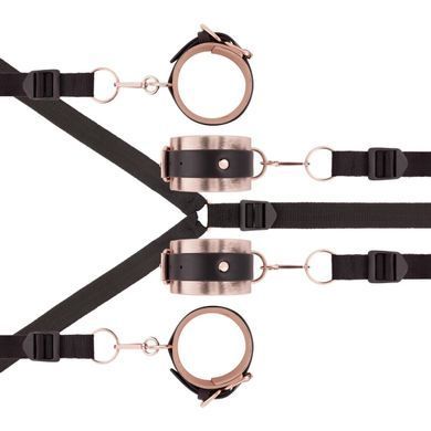 Фіксатор рук і ніг для ліжка Rosy Gold - Under-Mattress Restraint Set SX3911 фото Купити Фіксатор рук і ніг для ліжка Rosy Gold - Under-Mattress Restraint Set  Rosy Gold (Нідерланди) 4 869 грн