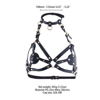 Портупея на грудь LOCKINK SEVANDA Queen Chest Harness with Removable Bra SX0873 фото Купить   LOCKINK (Китай) 2 217 грн