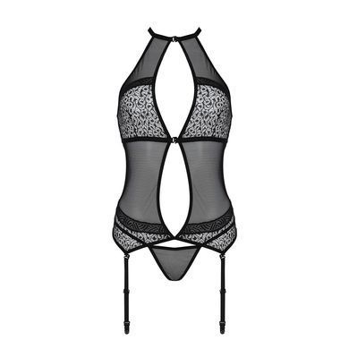 Корсет з пажами Passion SATARA CORSET L/XL black, стрінги, мереживо, застібки спереду та ззаду SO8475 фото Купити Корсет з пажами Passion SATARA CORSET L/XL black, стрінги, мереживо, застібки спереду та ззаду  Passion (Польща) 1 690 грн