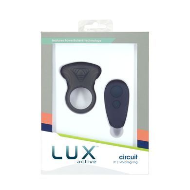 Ерекційне віброкільце Lux Active Circuit Vibrating Cock Ring, пульт ДК, 7 режимів вібрації SO6843 фото Купити Ерекційне віброкільце Lux Active Circuit Vibrating Cock Ring, пульт ДК, 7 режимів вібрації  Lux Active (Канада) 2 743 грн
