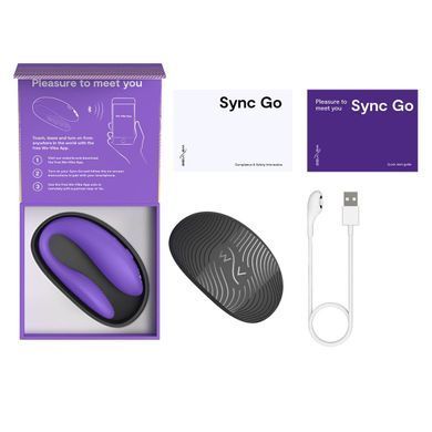 Смарт-вібратор для пар We-Vibe Sync GO Light Purple, тревел-кейс SX0527 фото Купити Смарт-вібратор для пар We-Vibe Sync GO Light Purple, тревел-кейс  We-Vibe (Канада) 4 527 грн